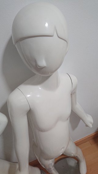 2 Maniquíes Infantiles Blancos