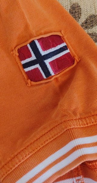 Polo Napapijri Arancione Taglia L