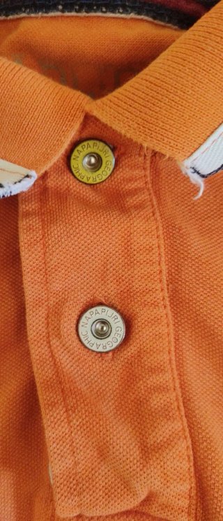 Polo Napapijri Arancione Taglia L