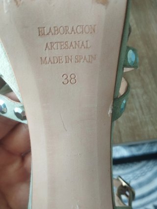 Sandalias Pedro Miralles ante verde T.38