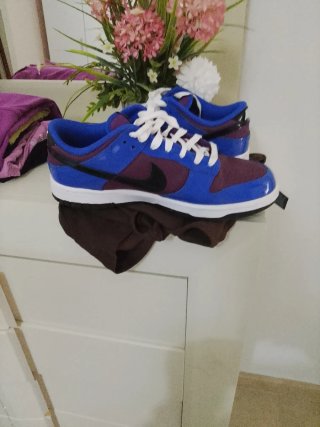 Zapatillas Nike Dunk Azul y Morado