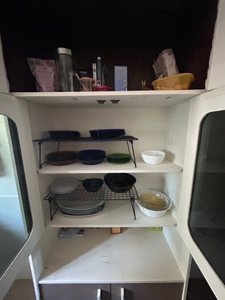 Armadio da cucina bianco e marrone a prezzo imbattibile