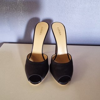Sandalo La Perla by Giuseppe Zanotti Nero