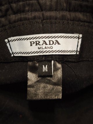 Gorro Prada Bucket Hat Negro Talla M