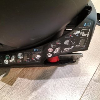 Silla coche Britax Römer negra