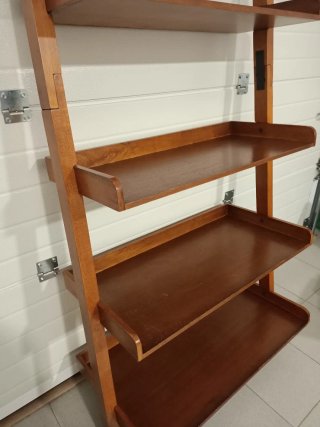 Estantería Escalera Madera con cinco estantes