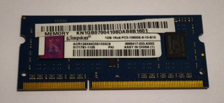 Lote RAM Elixir 512MB DDR400 + Kingston 1GB DDR3