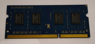 Lote RAM Elixir 512MB DDR400 + Kingston 1GB DDR3