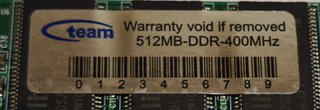 Lote RAM Elixir 512MB DDR400 + Kingston 1GB DDR3