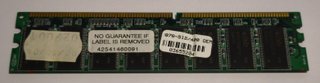 Lote RAM Elixir 512MB DDR400 + Kingston 1GB DDR3