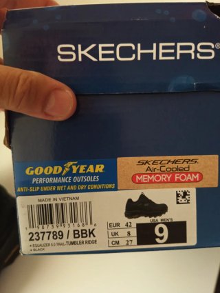 Skechers Waterproof All-Terrain Zapatillas Negras