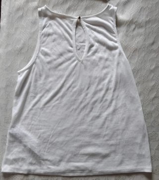 Camiseta Springfield Talla S Mujer Blanca