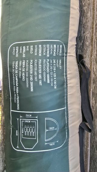 Tienda de campaña 4 personas