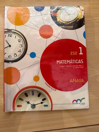 Matemáticas, ESO 1