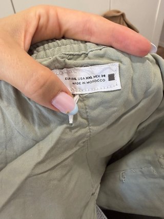 Pantalón bombacho verde
