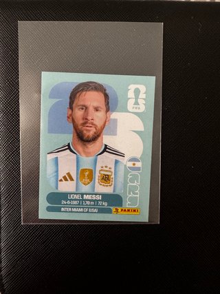 Cromo Messi Panini Mundial 2026