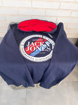 Sudadera Jack & Jones Azul y Roja