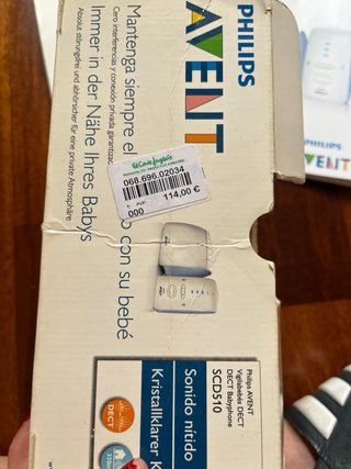 Vigilabebés Philips Avent DECT SCD510