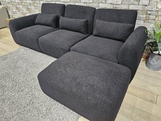 Sofá Chaiselongue Modular Negro