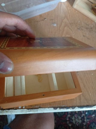 Scatola per orologi Lotus Oro in legno