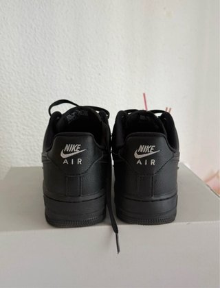 Zapatillas Nike Air Force 1 Negras Plata