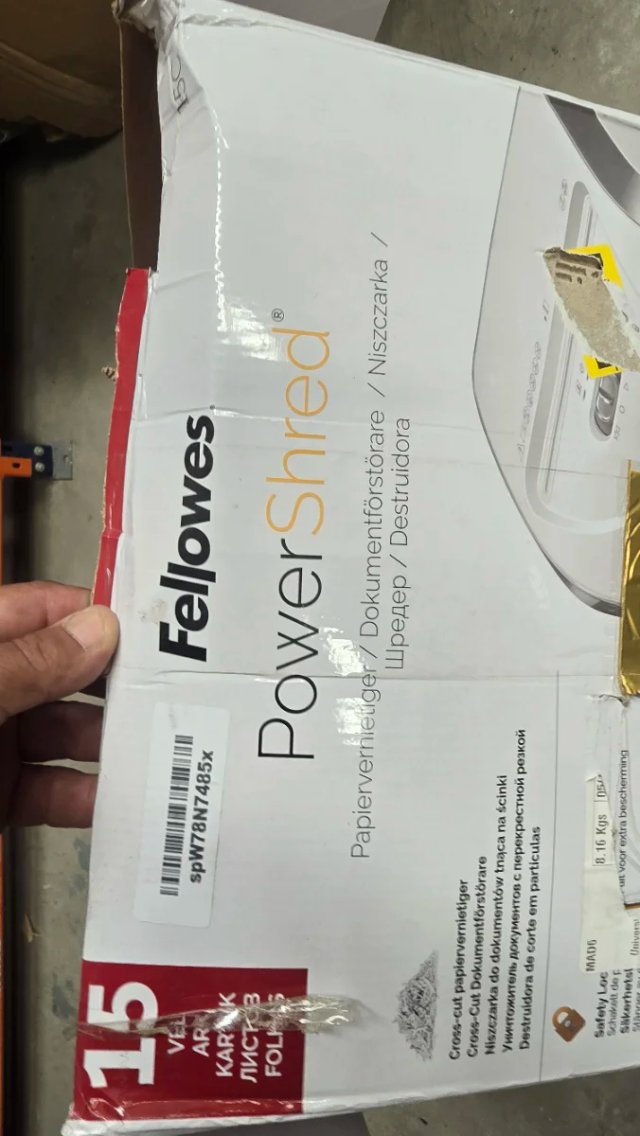 Destructora Fellowes 15 hojas