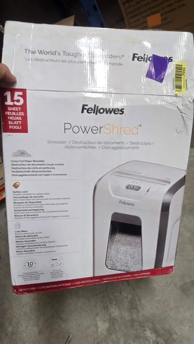 Destructora Fellowes 15 hojas