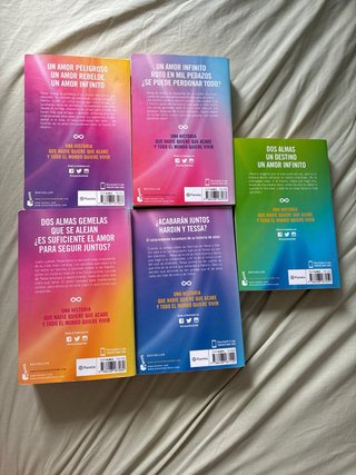Saga entera de libros "After" de Anna Todd