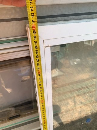 Ventana doble cristal aluminio 110x85
