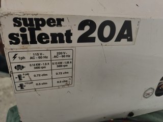 Compresor Aerógrafo Super Silent 20A