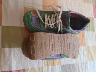 Zapatillas Custo Barcelona Verdes y Moradas