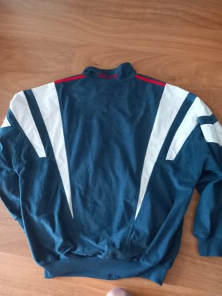 Sudadera Adidas Vintage Azul Blanca y Roja