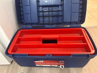 Caja de herramientas azul 16 marca Taig