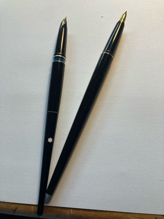 Porta penne da tavolo vintage Montblanc