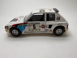 Burago Peugeot 205 Turbo 16 Rally Costa Smeralda