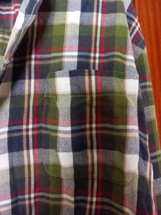 Camisa de cuadros para hombre