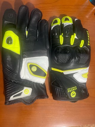 Guantes Moto ARMURE Negros/Amarillo Neón