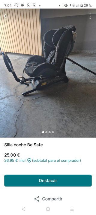 Silla coche BeSafe