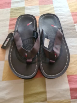 Chanclas Tommy Hilfiger Hombre Marrón