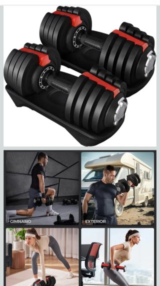 Mancuernas Ajustables Set