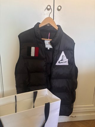 Chaleco Moncler Negro Talla M