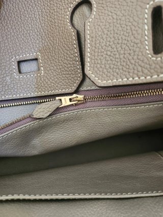 Bolso Hermes Gris