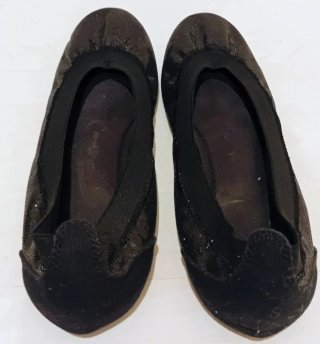 Bailarinas Zara lentejuelas negras