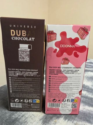 DDONNA Dubai Chocolat & Strawberry Cheesecake