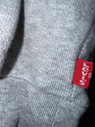 Sudadera Levi’s gris con capucha talla S