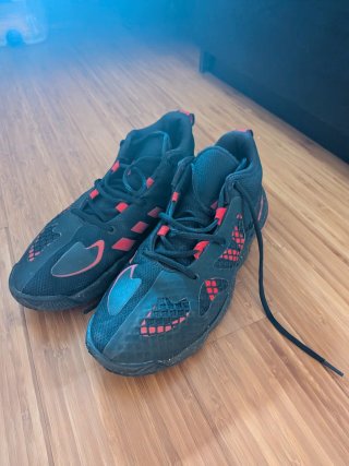 Adidas Zapatillas Baloncesto Hombre Negras Rojas