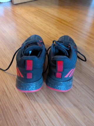 Adidas Zapatillas Baloncesto Hombre Negras Rojas