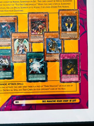 Pubblicità Originale Yu-Gi-Oh! USA Cornice 20x30