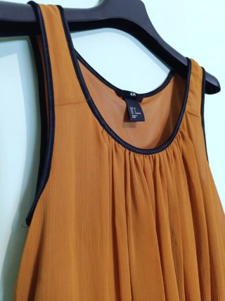 Vestido H&M Naranja Talla 34