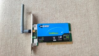 Tarjeta Red Wi-Fi PCI DMB 54Mbps PC Antena